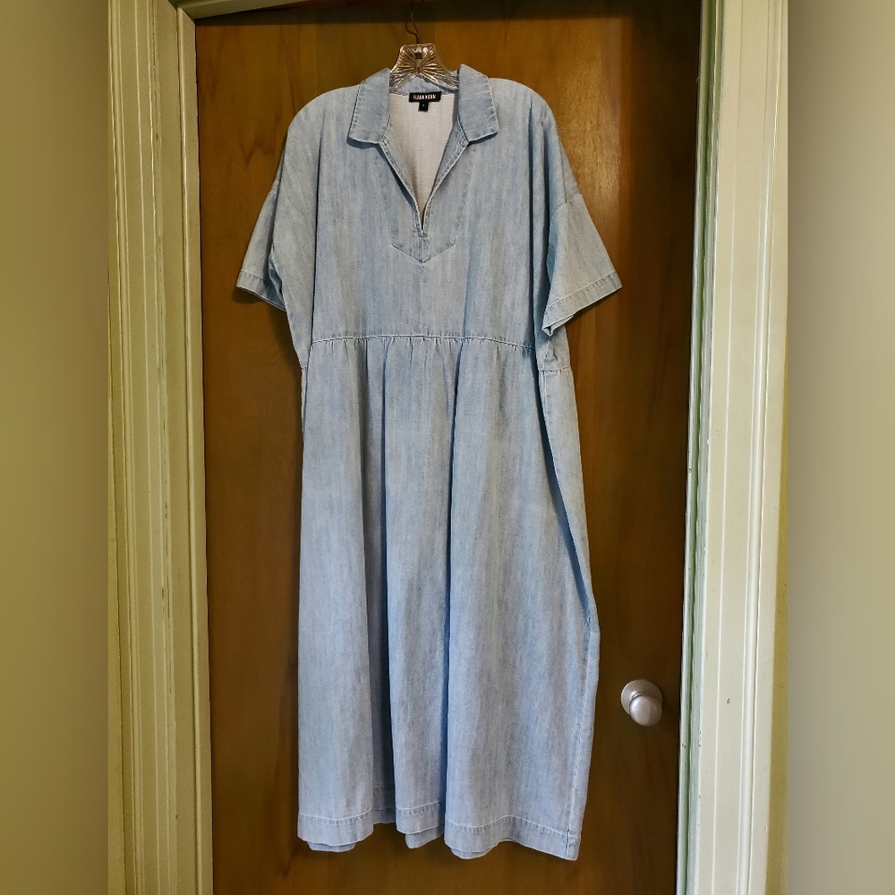 Ilana Kohn Kimbo dress light denim